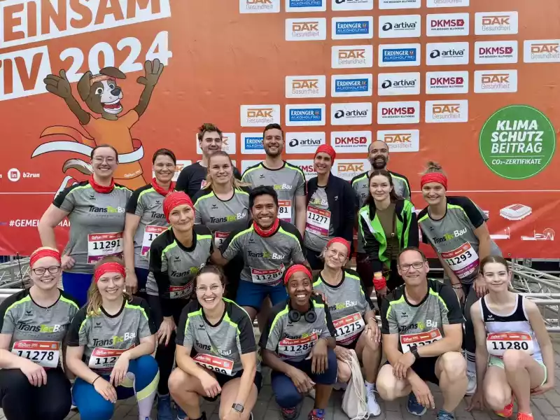 TTB-Runners von TransTecBau beim B2Run Hannover 2024